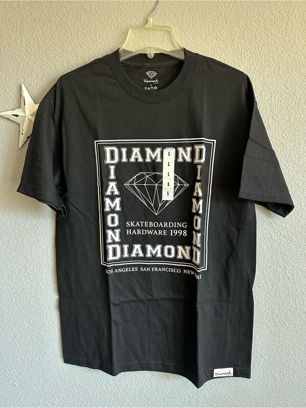 Diamond Supply Co. Black Short-Sleeve Logo Graphic Tee